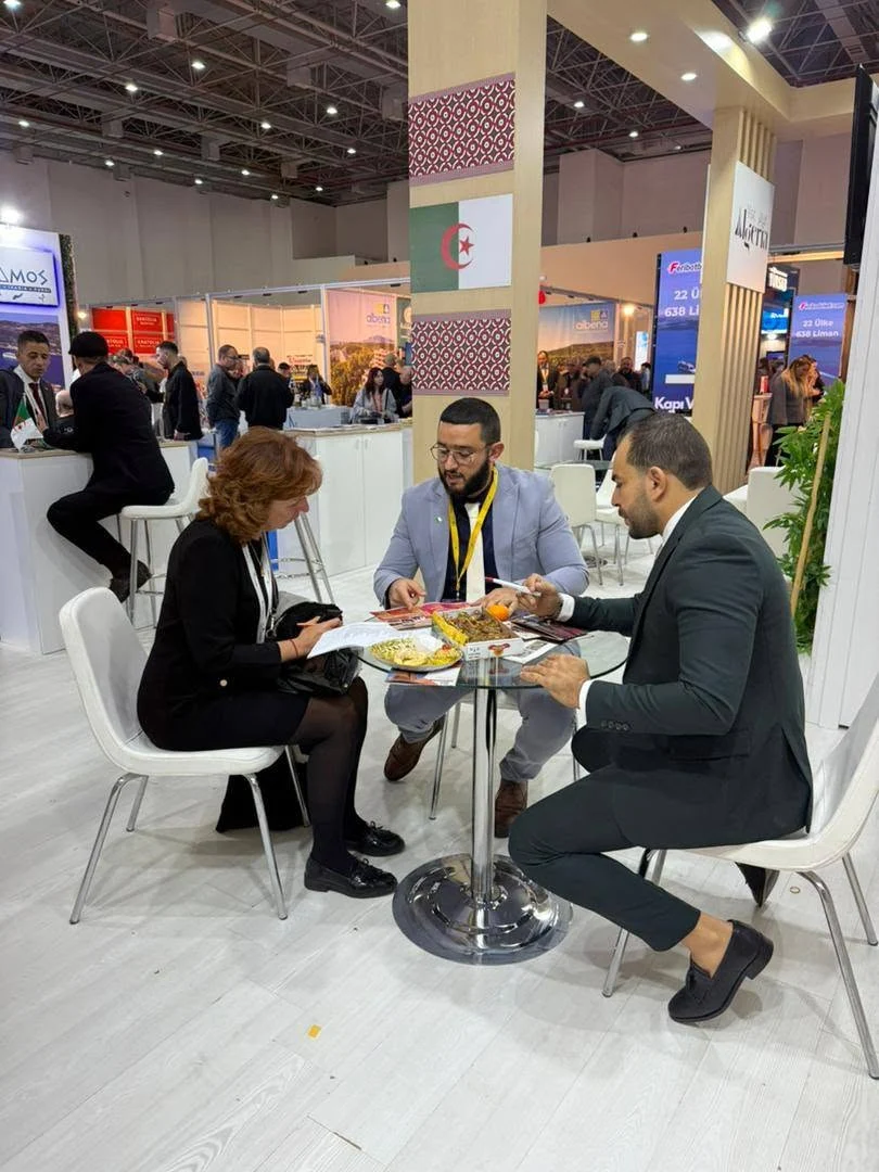 افتتاح الجناح الجزائري في TTI Izmir 2025