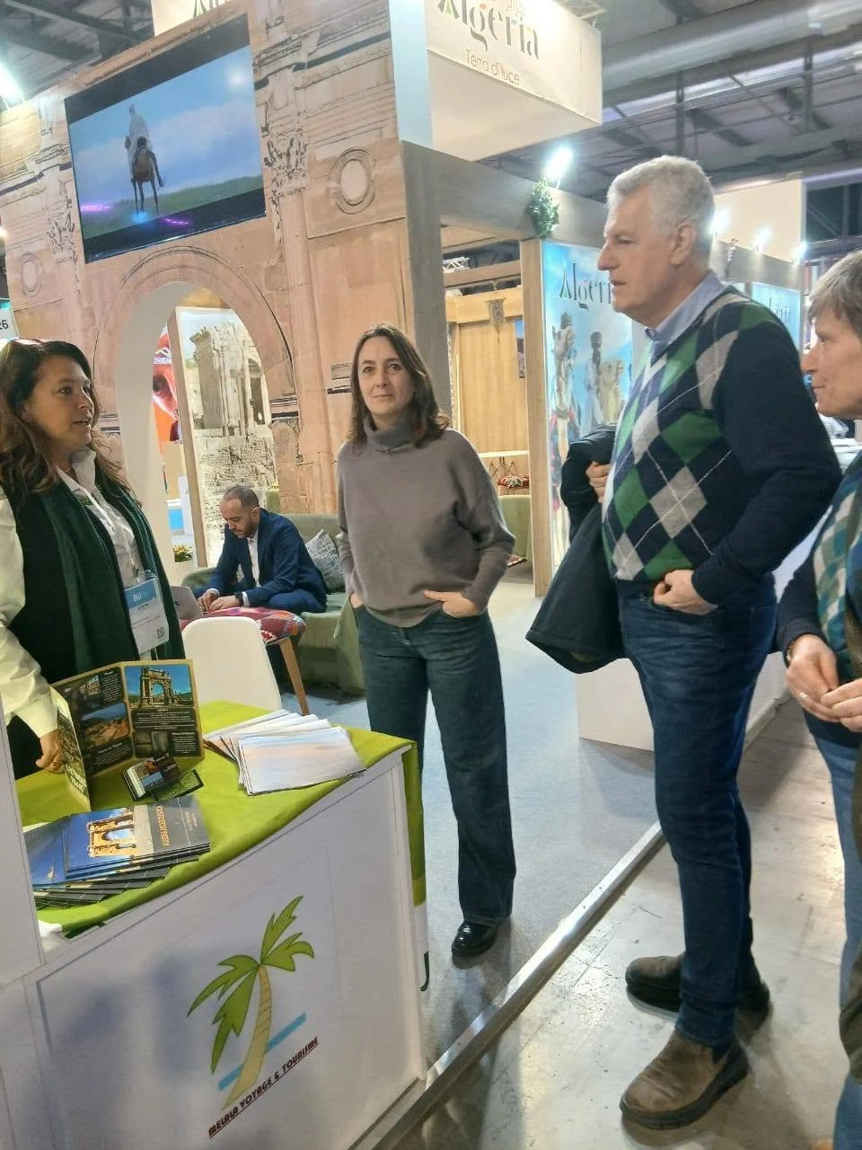 Segundo día del stand de Algeria en BIT Milan 2026