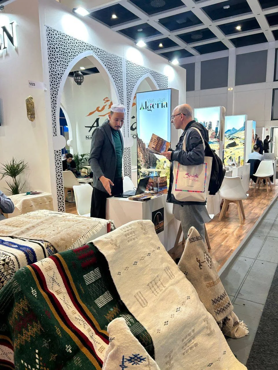 Segundo día del stand de Algeria en ITB Berlín 2026