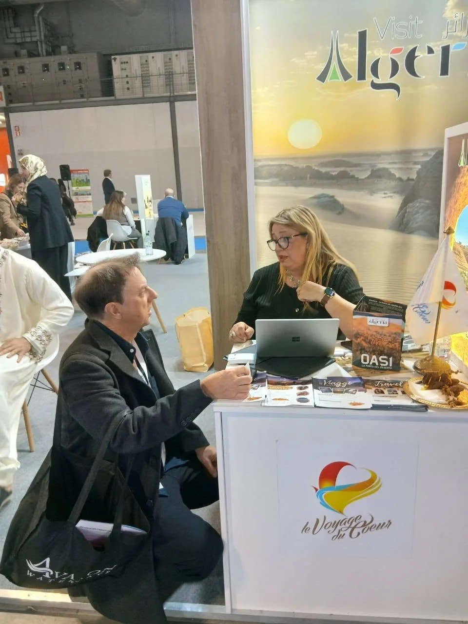 Segundo día del stand de Algeria en BIT Milan 2026