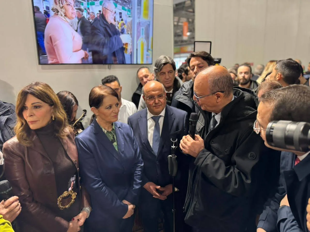 Opening of the Algerian pavilion at Artigiano in Fiera in Milan