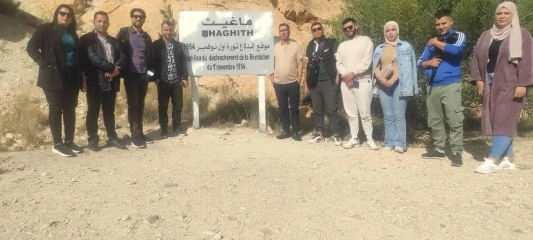 رحلة الإعلاميين إلى المسارات التاريخية بباتنة في سبعينية الثورة