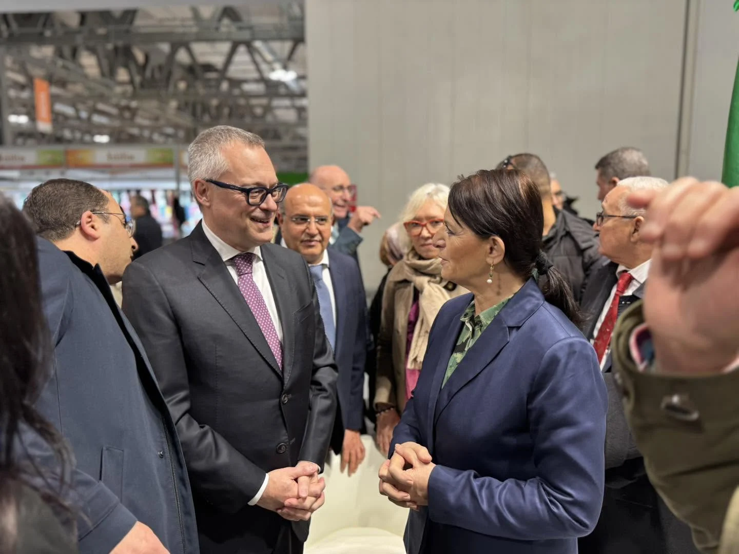 Opening of the Algerian pavilion at Artigiano in Fiera in Milan
