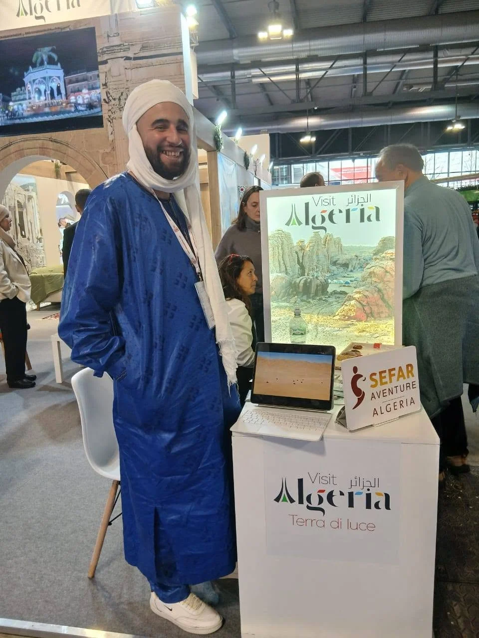 Segundo día del stand de Algeria en BIT Milan 2026