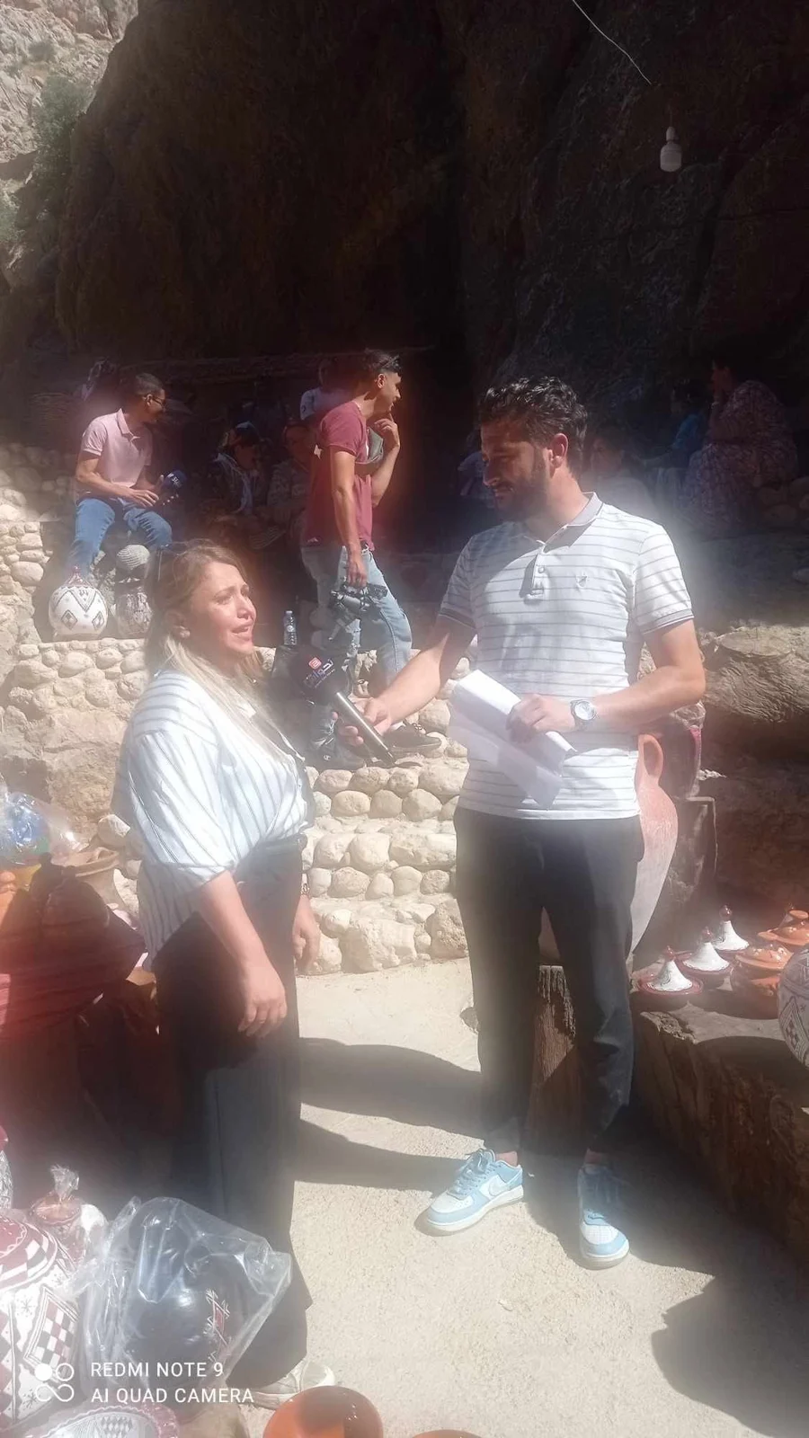 Media trip to Tabourt El Ancer in the municipality of Boghni