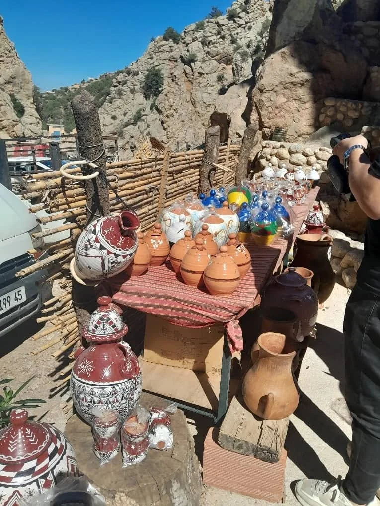 Media trip to Tabourt El Ancer in the municipality of Boghni