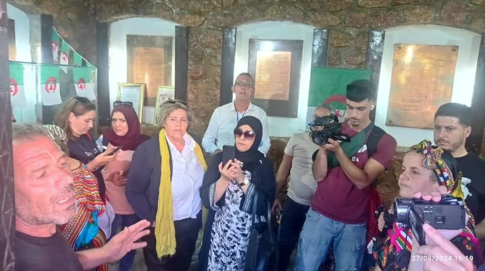 The journalists' trip to the historical village of Igil Emola