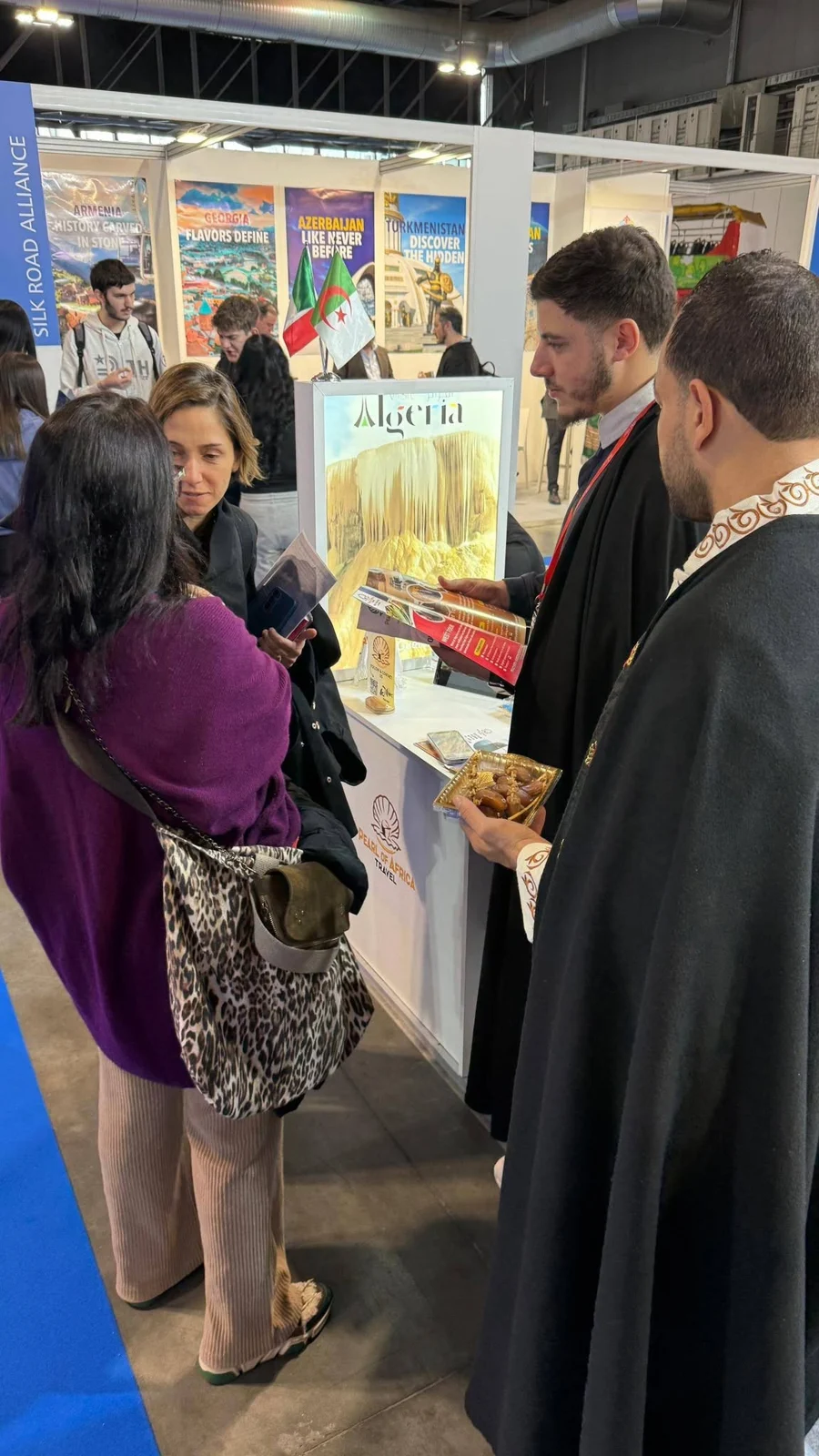 Segundo día del stand de Algeria en BIT Milan 2026