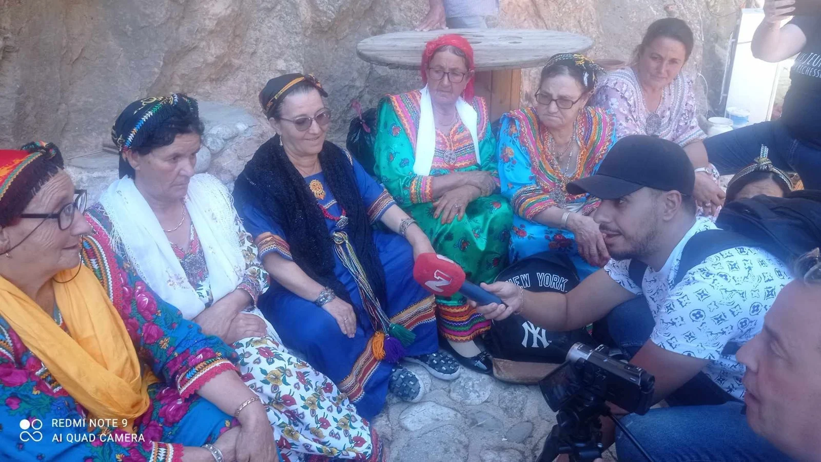 Media trip to Tabourt El Ancer in the municipality of Boghni