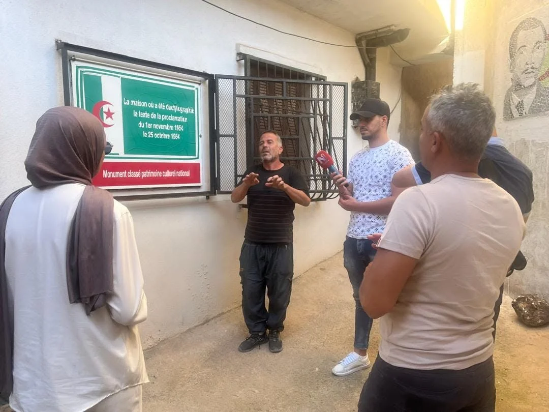 The journalists' trip to the historical village of Igil Emola