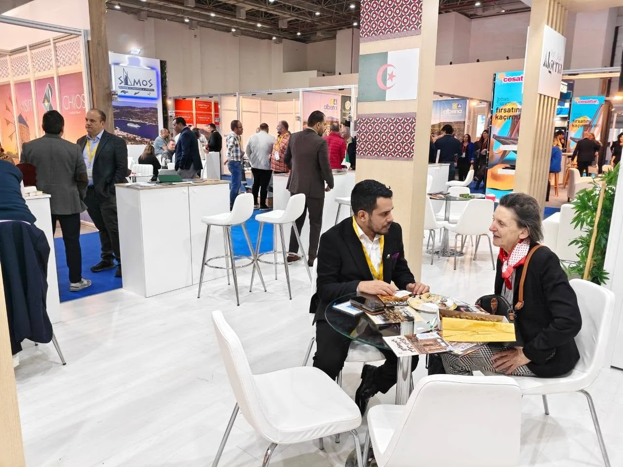 اليوم الثاني للجناح الجزائري في صالون السياحة بأزمير