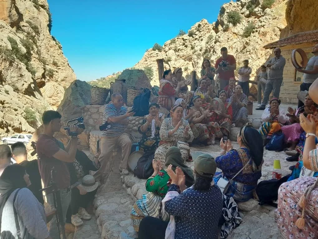 Media trip to Tabourt El Ancer in the municipality of Boghni