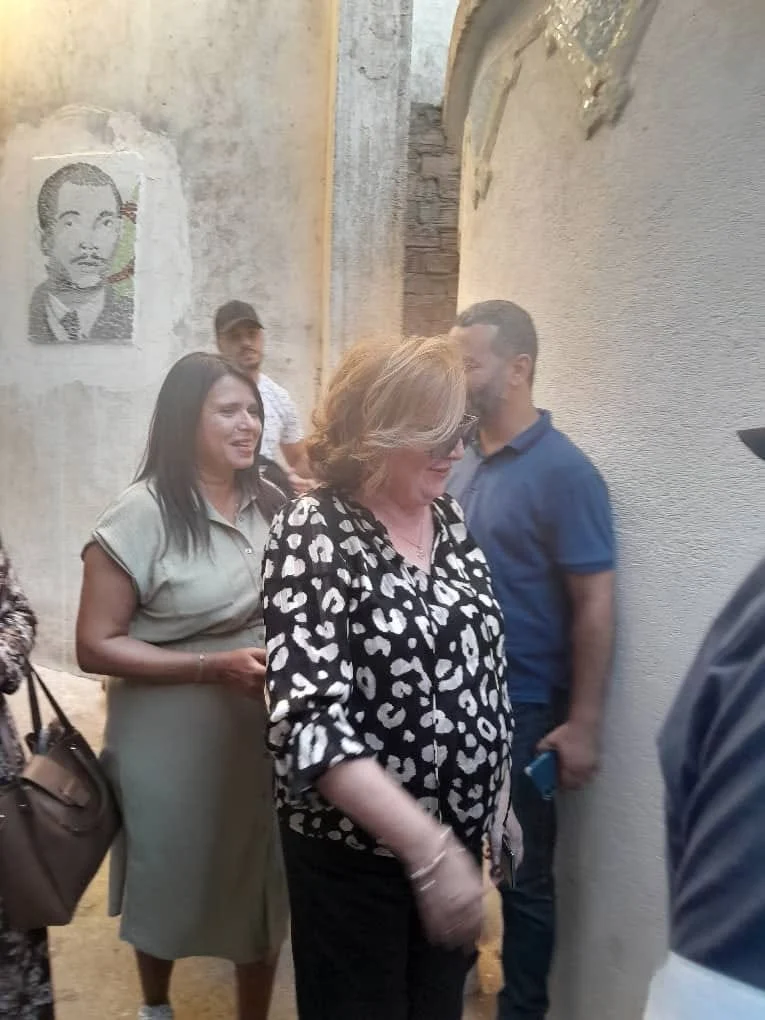 The journalists' trip to the historical village of Igil Emola