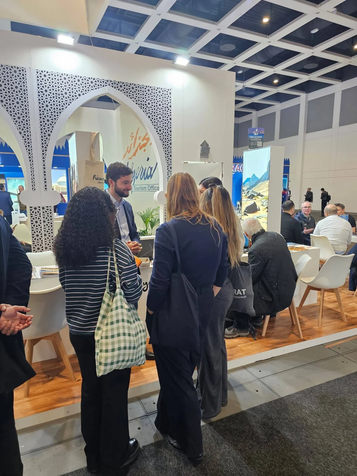 Segundo día del stand de Algeria en ITB Berlín 2026