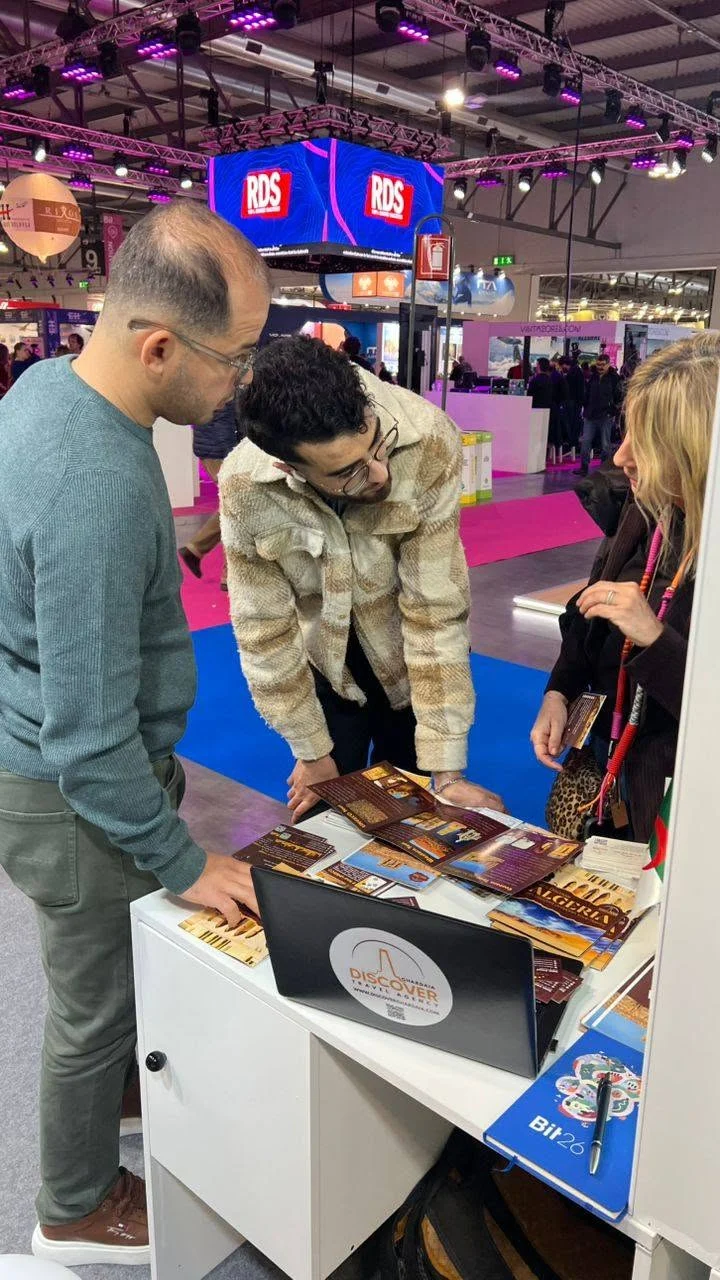 Segundo día del stand de Algeria en BIT Milan 2026