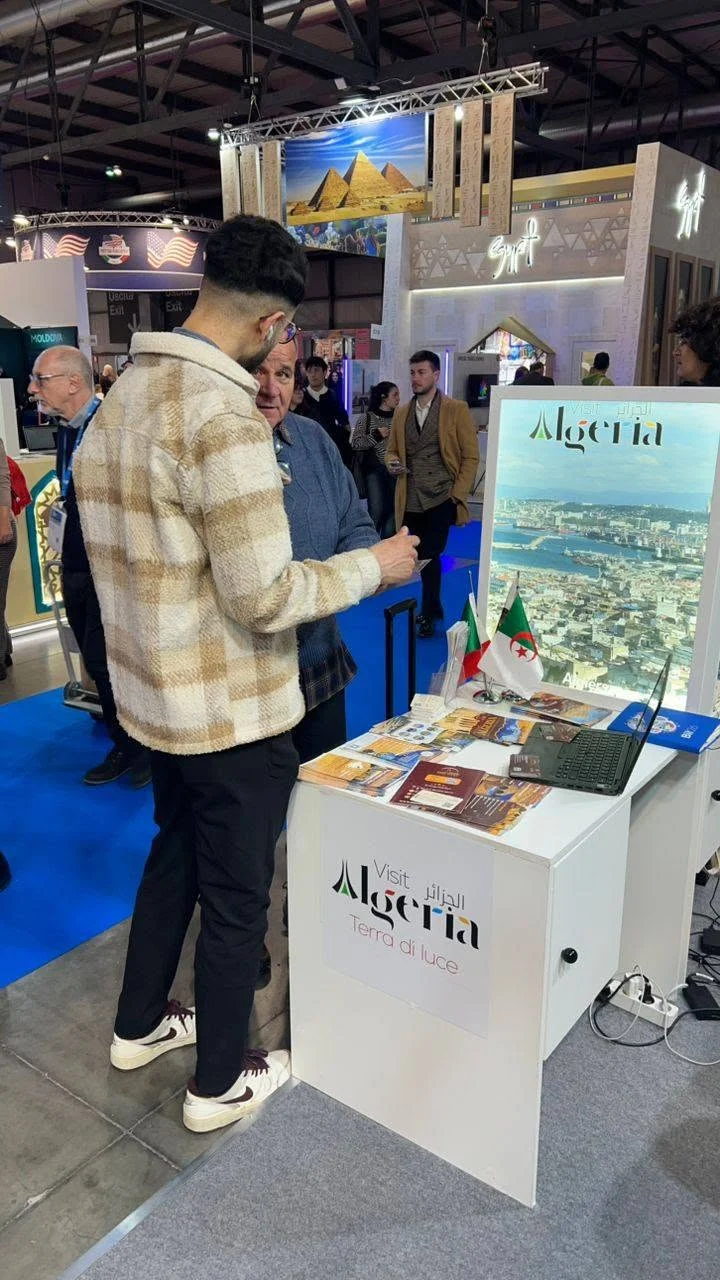 Segundo día del stand de Algeria en BIT Milan 2026