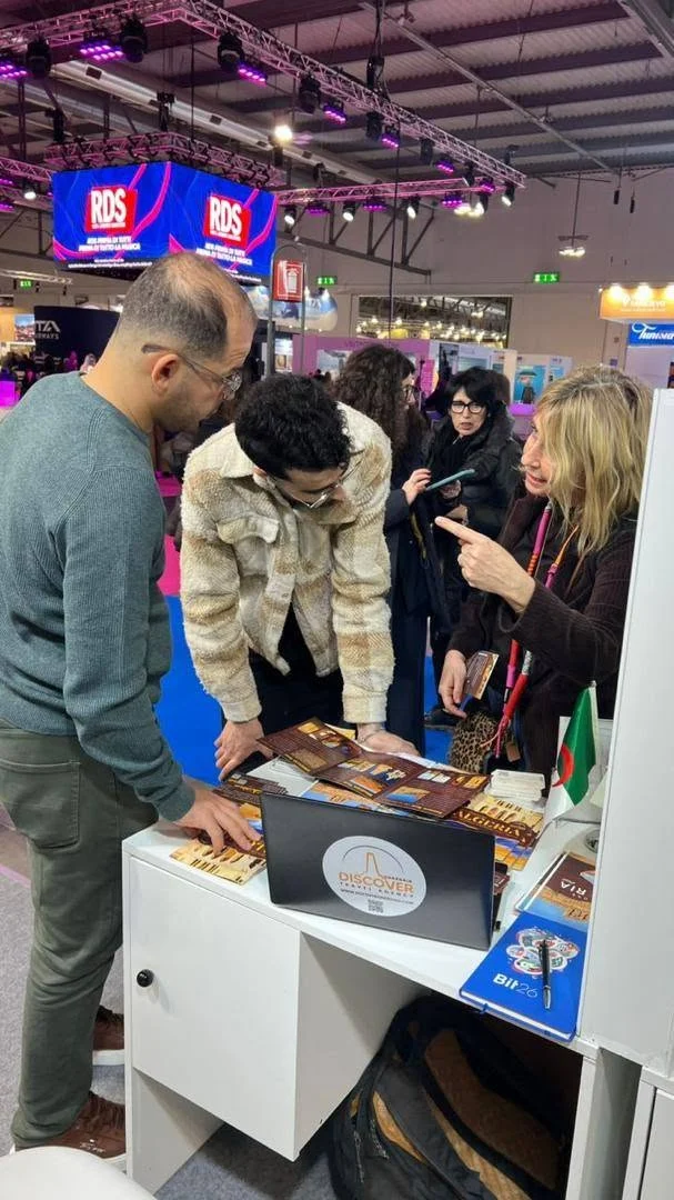 Segundo día del stand de Algeria en BIT Milan 2026