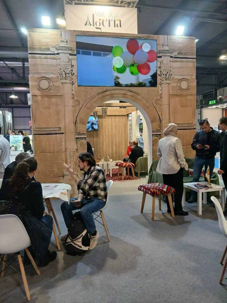 Segundo día del stand de Algeria en BIT Milan 2026