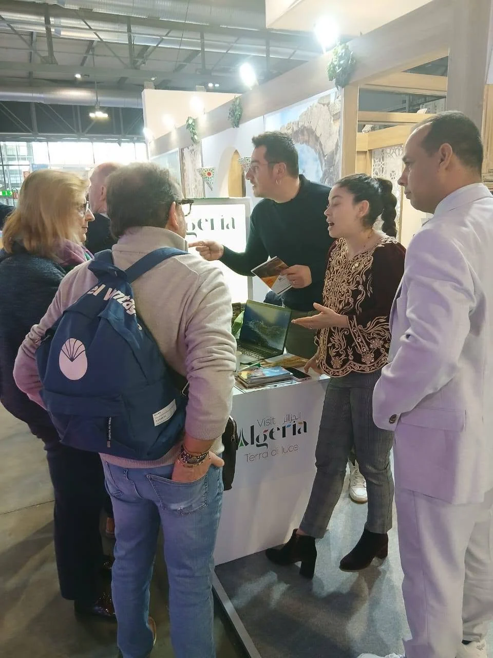 Segundo día del stand de Algeria en BIT Milan 2026