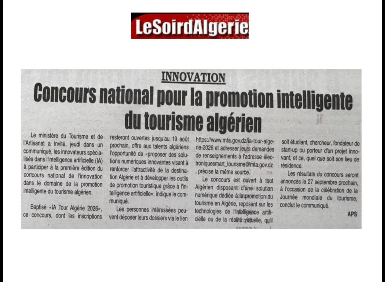 Tourism and Handicrafts through Newspapers — June 13, 2026