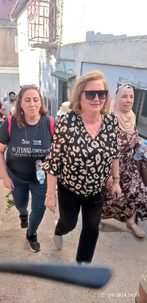The journalists' trip to the historical village of Igil Emola