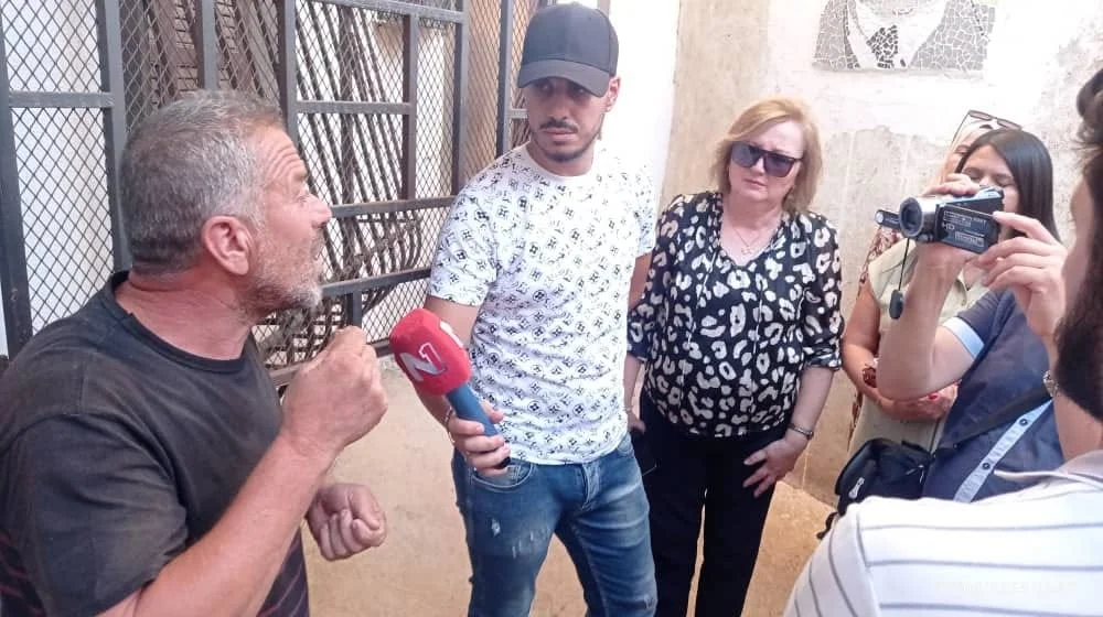 The journalists' trip to the historical village of Igil Emola