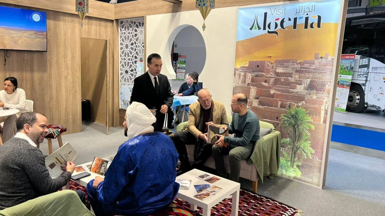 Segundo día del stand de Algeria en BIT Milan 2026