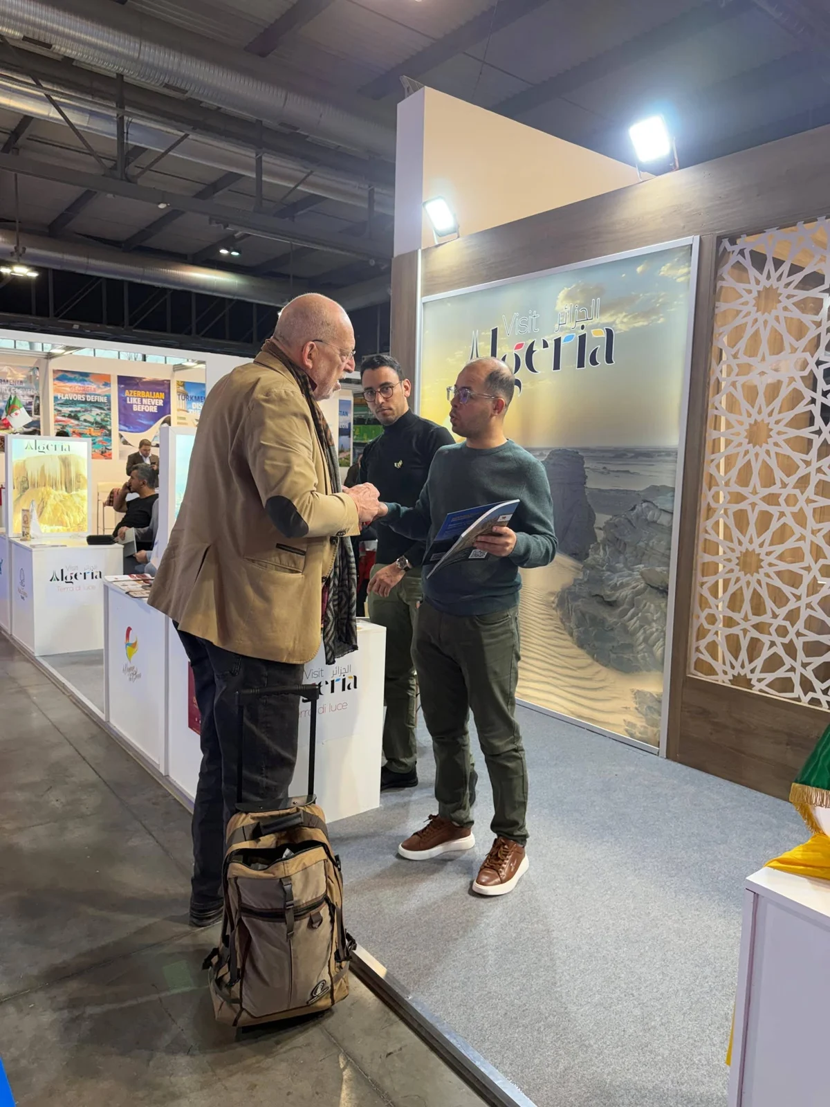 Segundo día del stand de Algeria en BIT Milan 2026