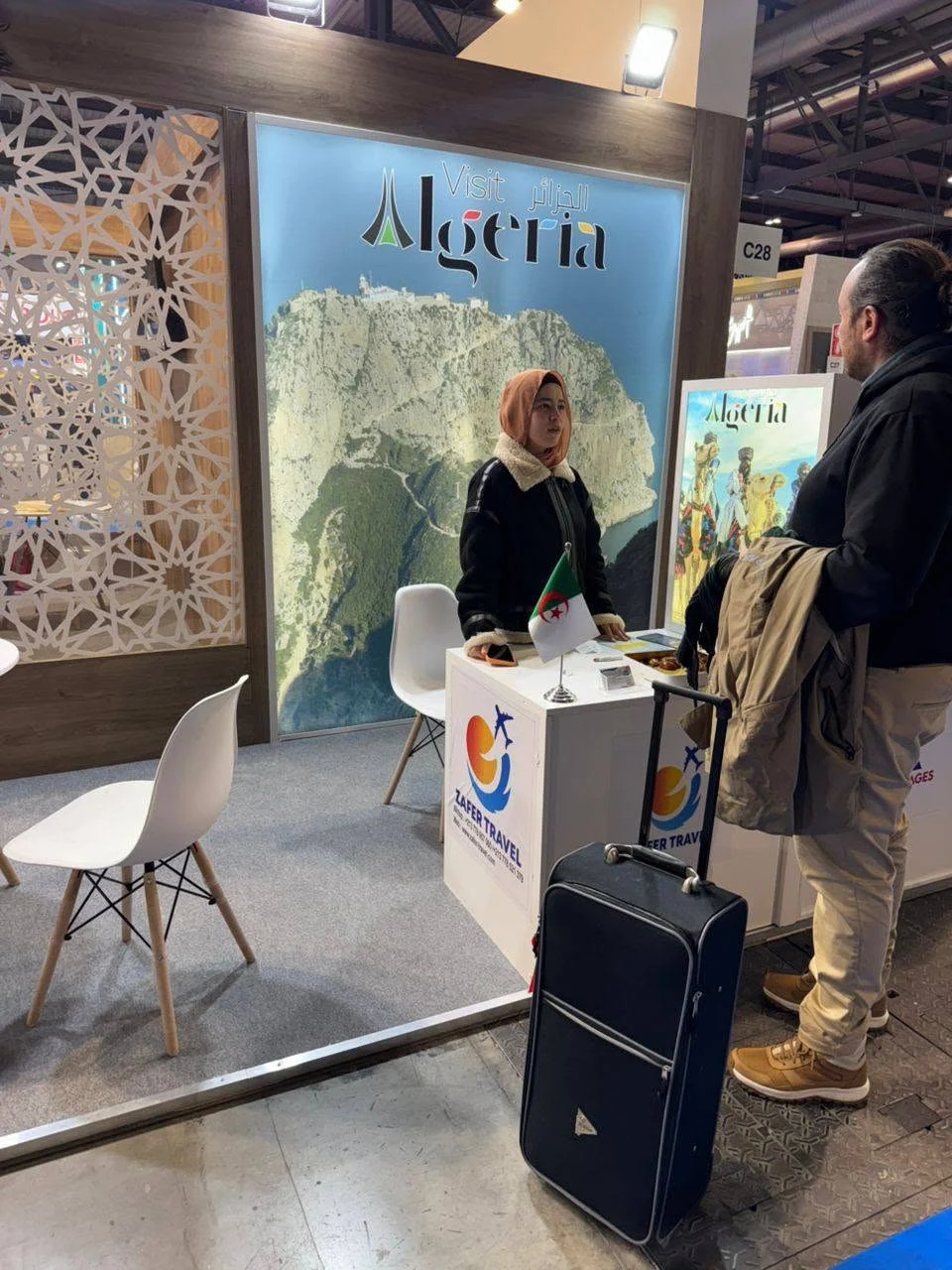 Segundo día del stand de Algeria en BIT Milan 2026