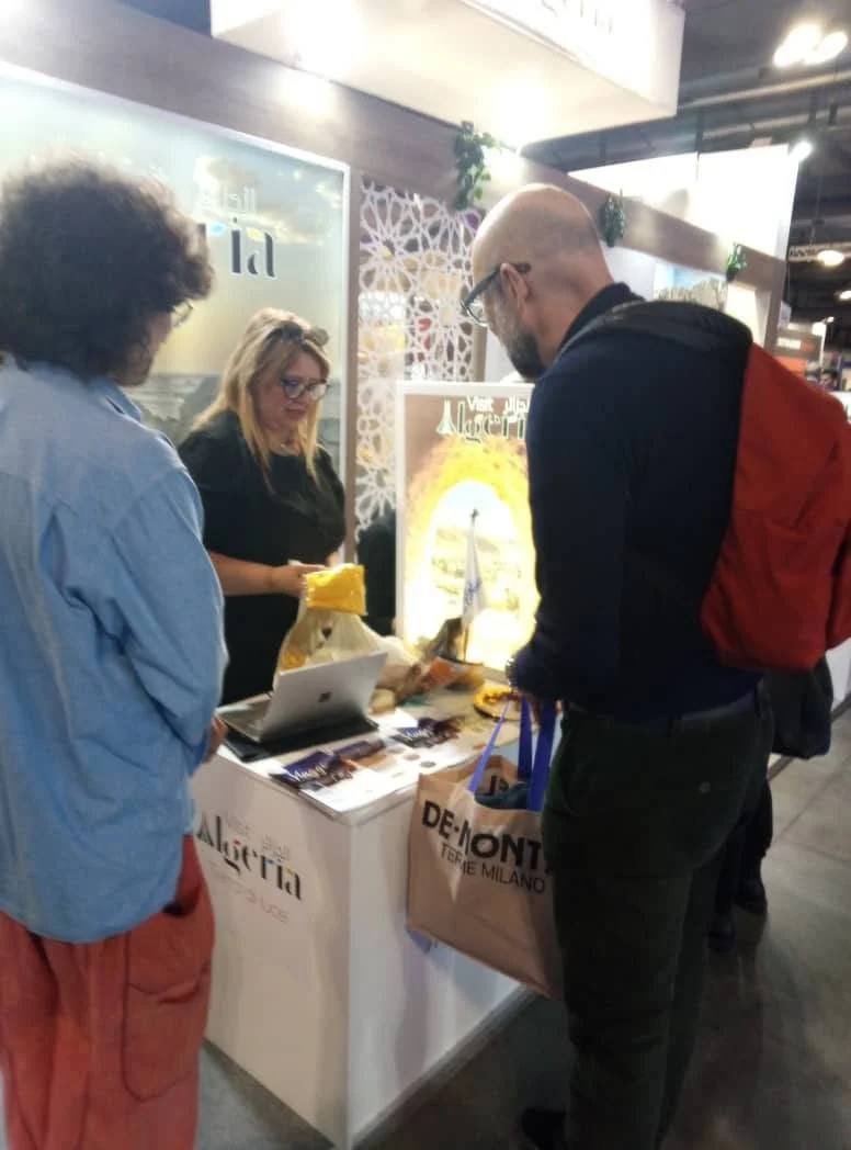 Segundo día del stand de Algeria en BIT Milan 2026