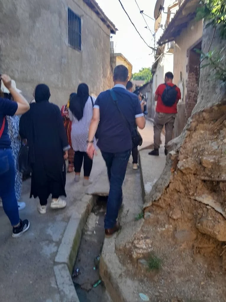 The journalists' trip to the historical village of Igil Emola