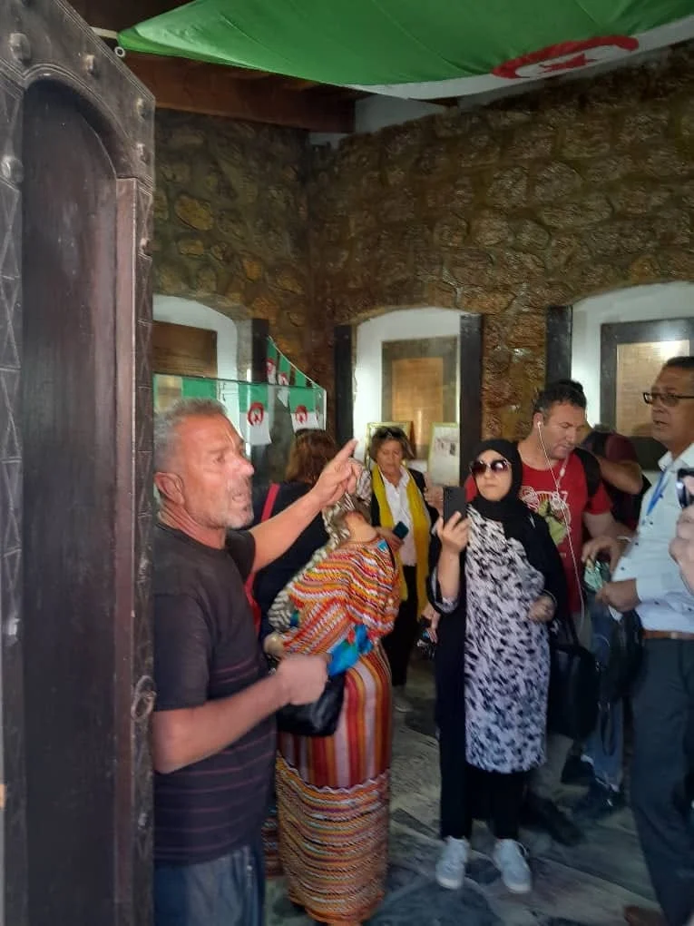 The journalists' trip to the historical village of Igil Emola