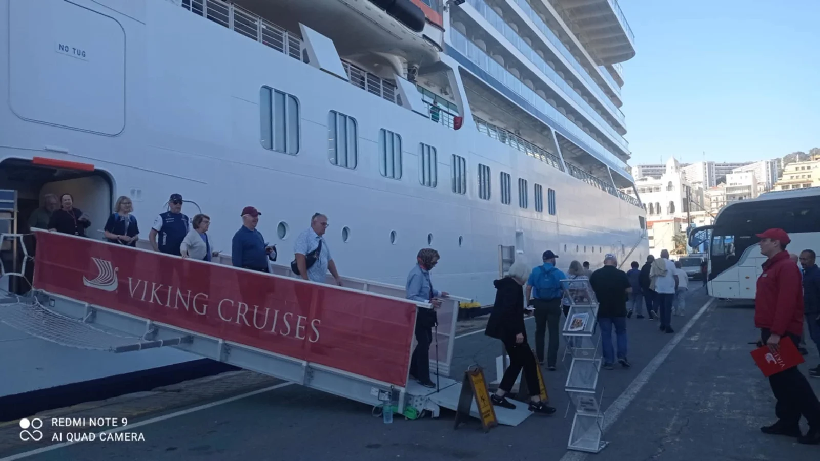 Arrivée du vaisseau touristique Viking Saturn en Algérie en novembre