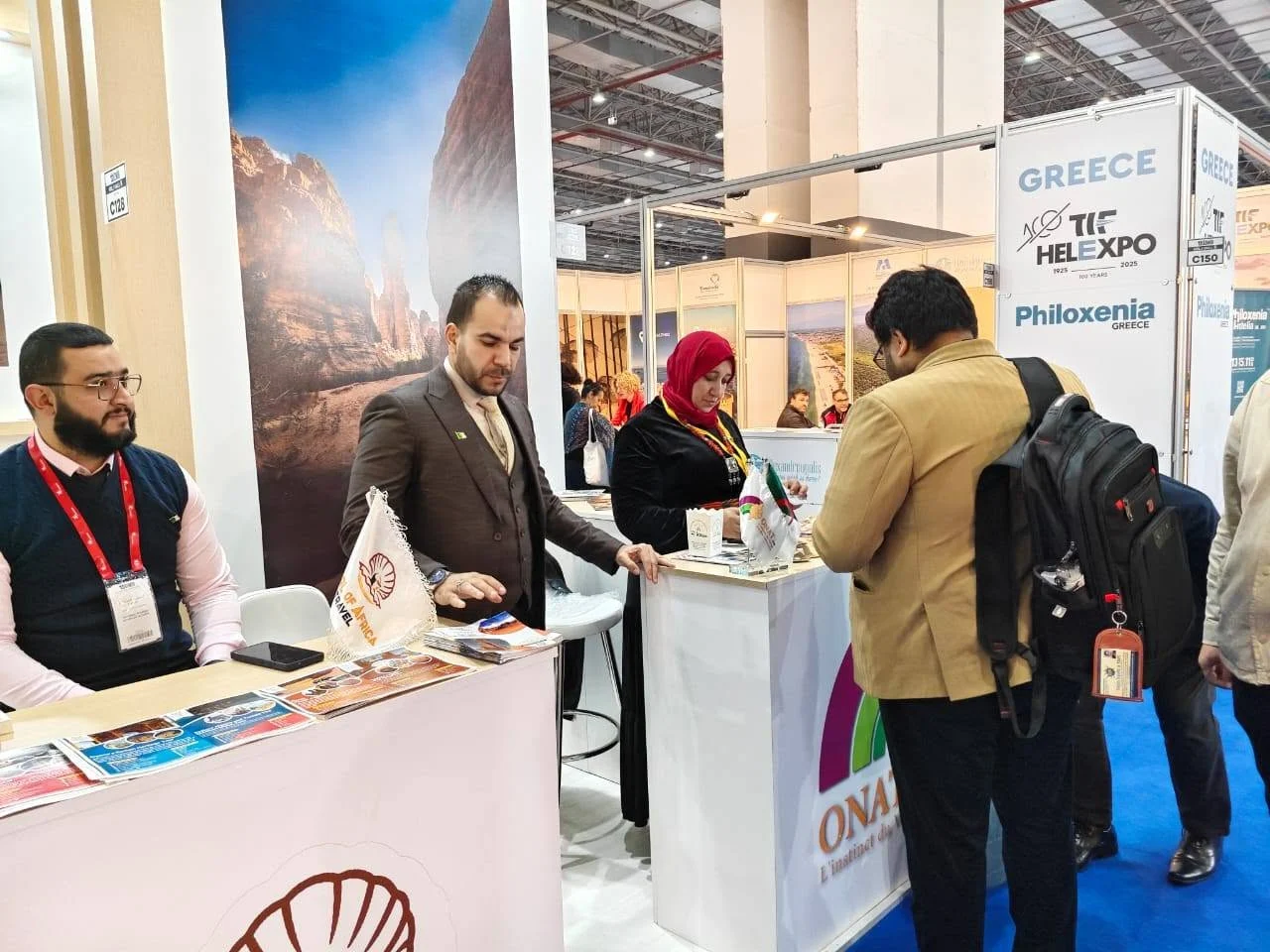 اليوم الثاني للجناح الجزائري في صالون السياحة بأزمير