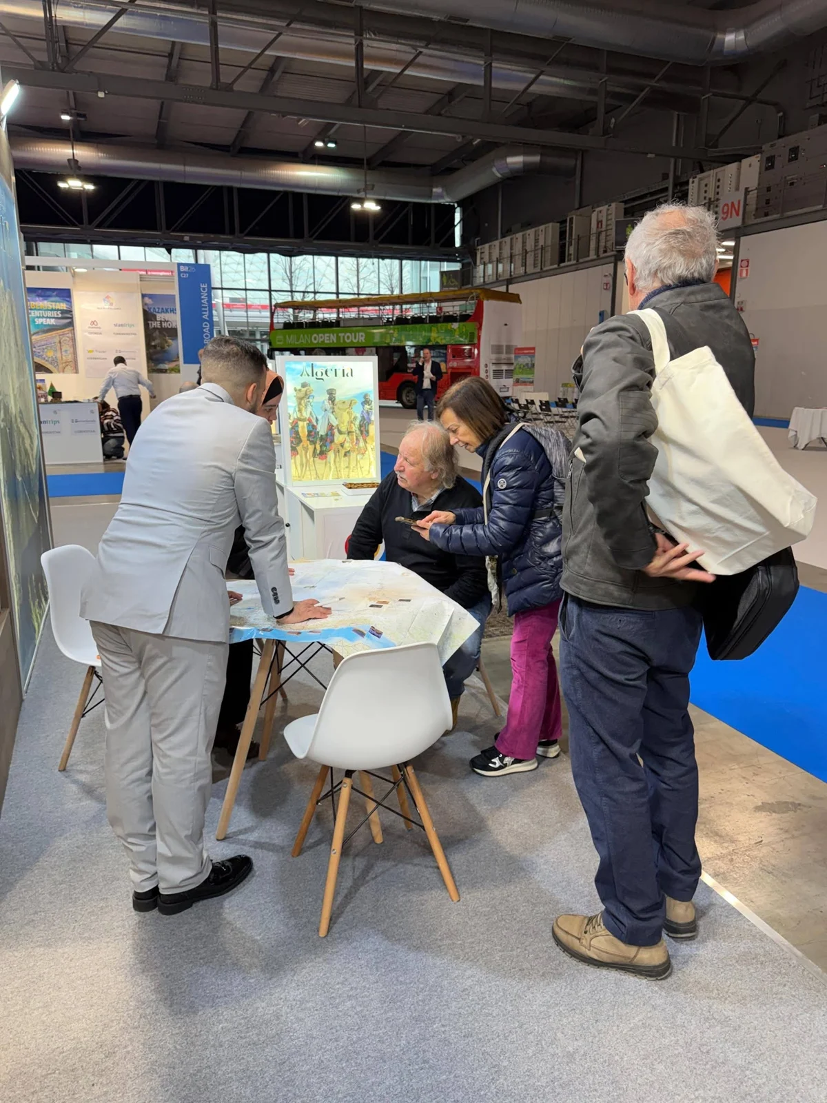 Segundo día del stand de Algeria en BIT Milan 2026