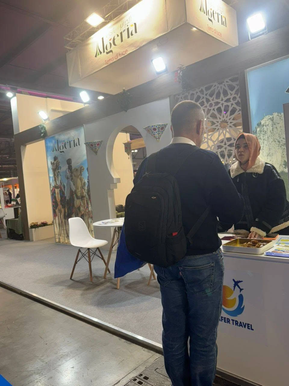 Segundo día del stand de Algeria en BIT Milan 2026