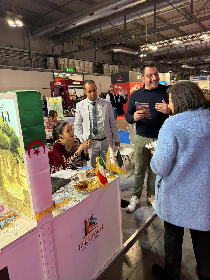 Segundo día del stand de Algeria en BIT Milan 2026