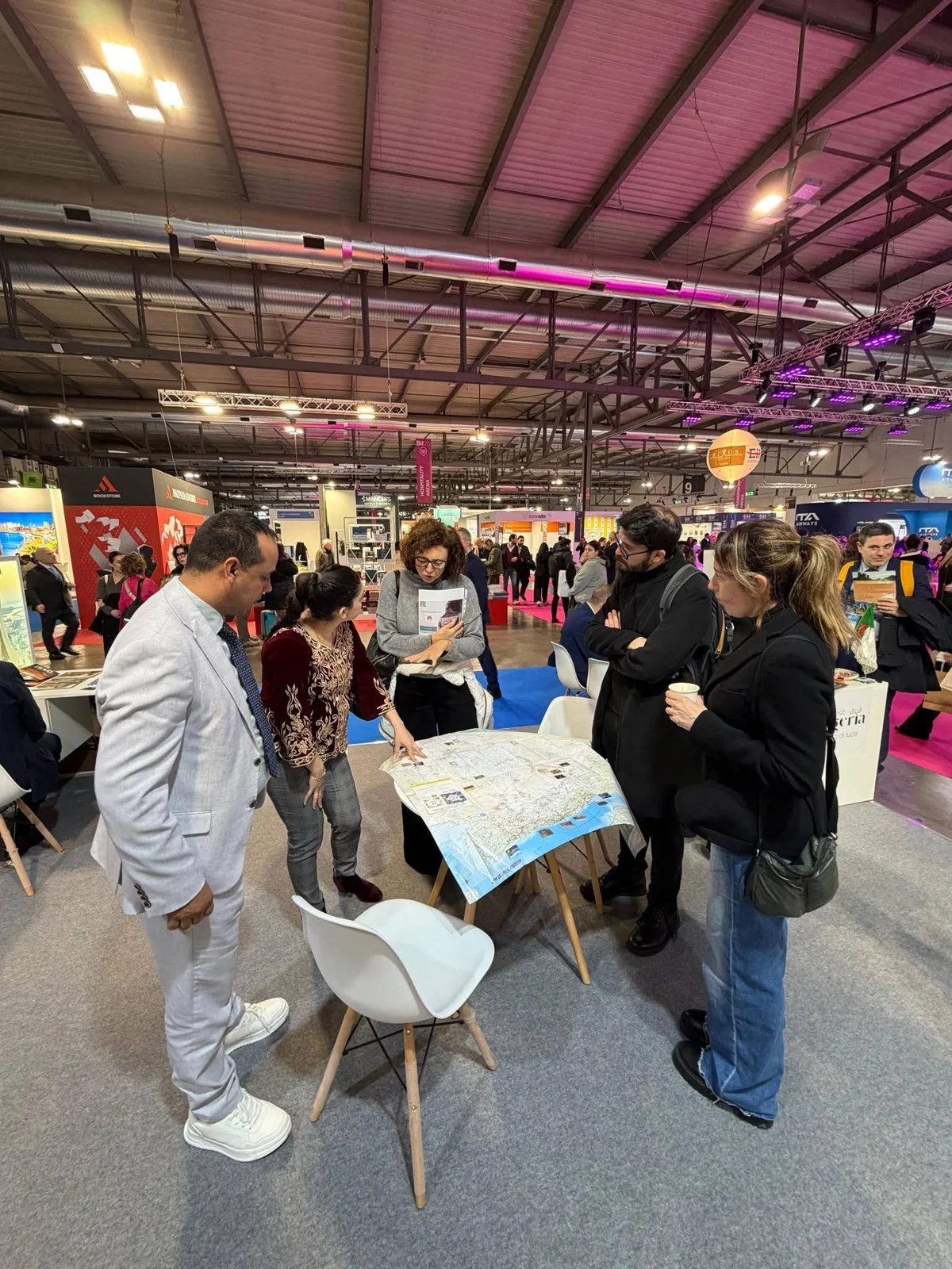 Segundo día del stand de Algeria en BIT Milan 2026