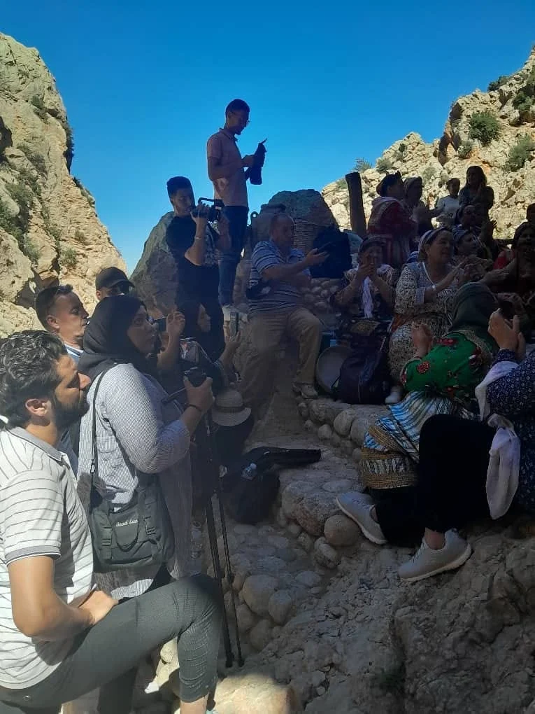 Media trip to Tabourt El Ancer in the municipality of Boghni