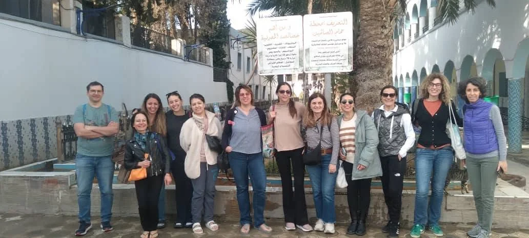 Visite d’une délégation diplomatique européenne à la station thermale Hammam Essalihine à Khenchela