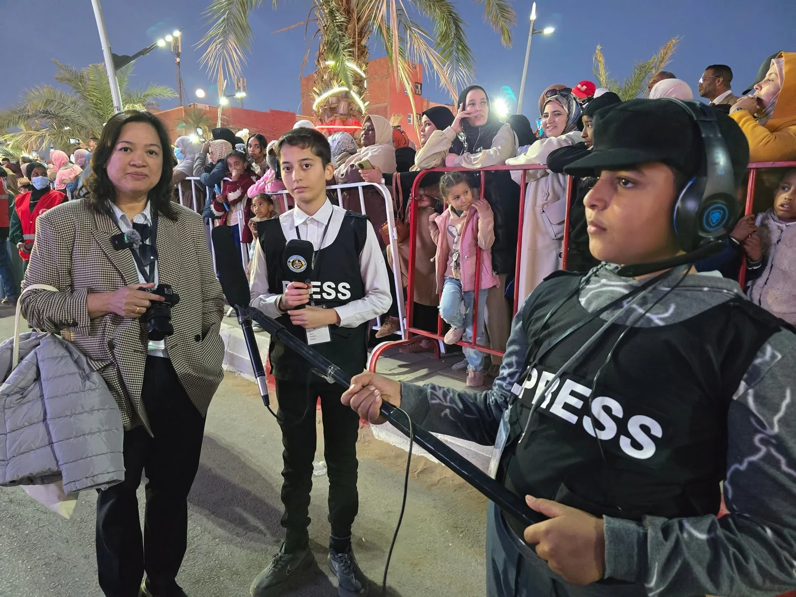 Reportaje del club de periodistas jóvenes sobre las actividades del Festival de Téimimon