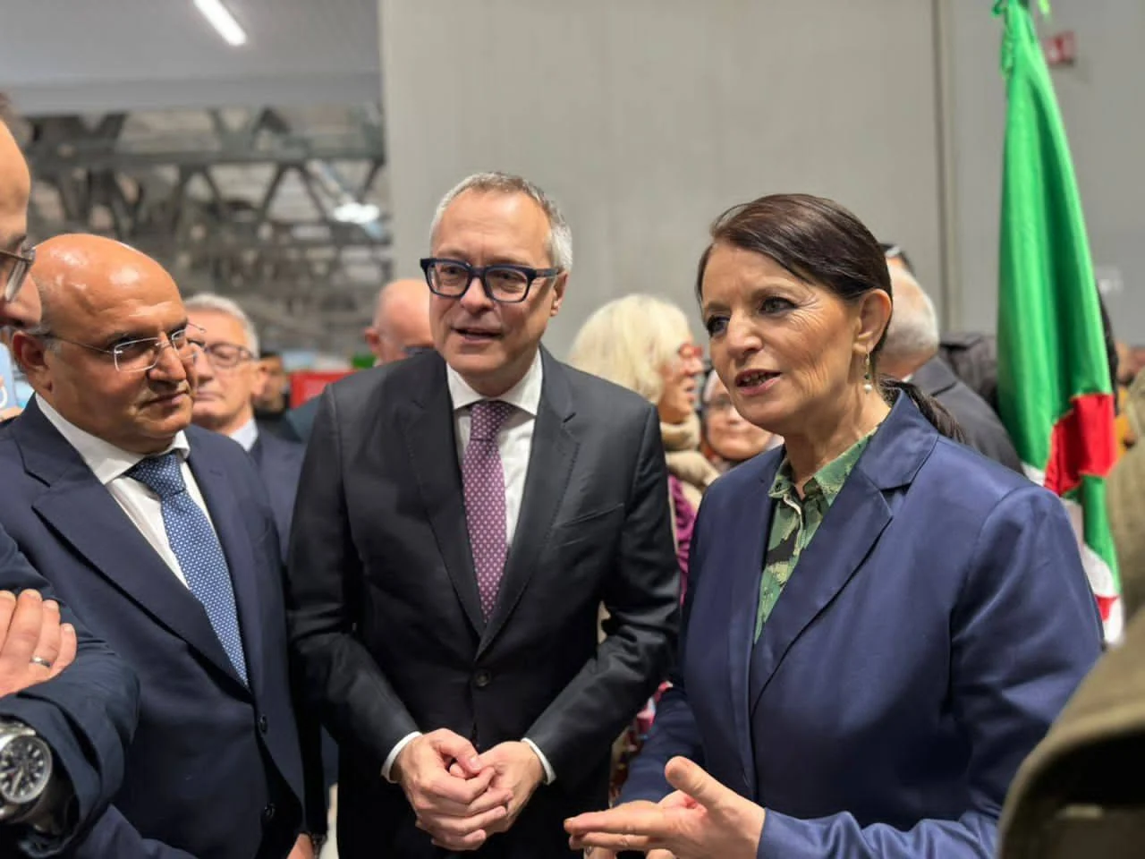 Opening of the Algerian pavilion at Artigiano in Fiera in Milan