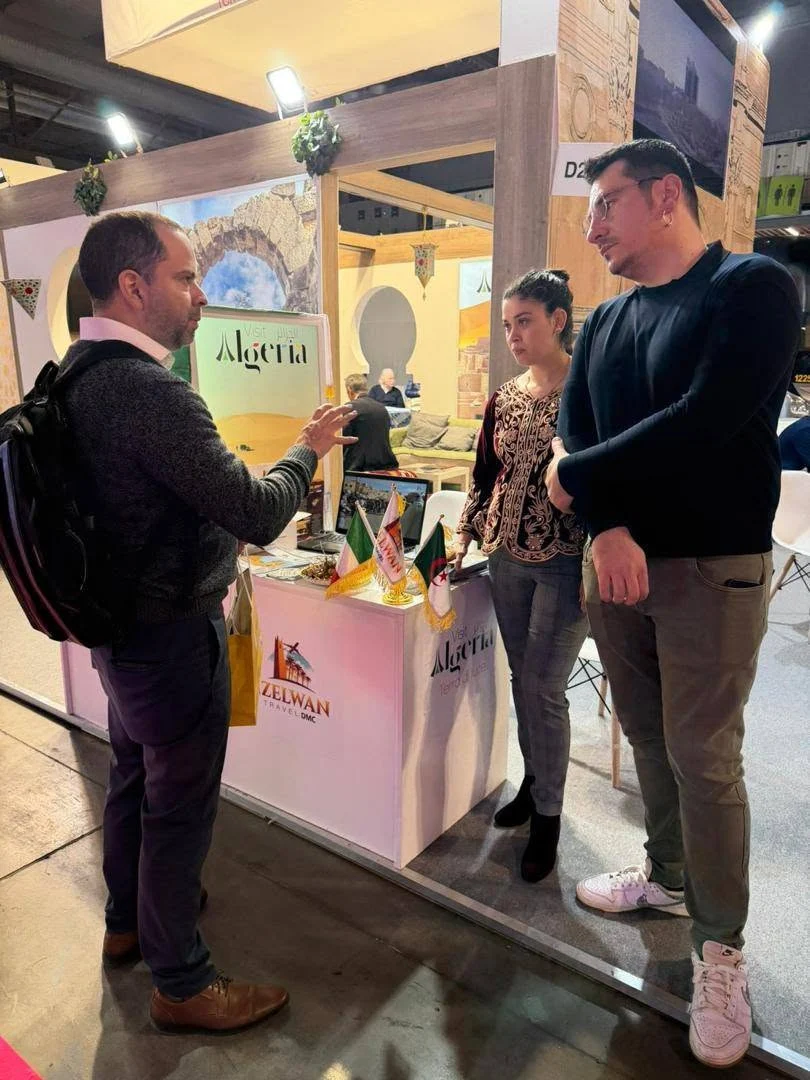 Segundo día del stand de Algeria en BIT Milan 2026