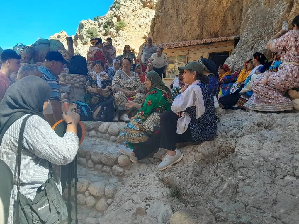 Media trip to Tabourt El Ancer in the municipality of Boghni