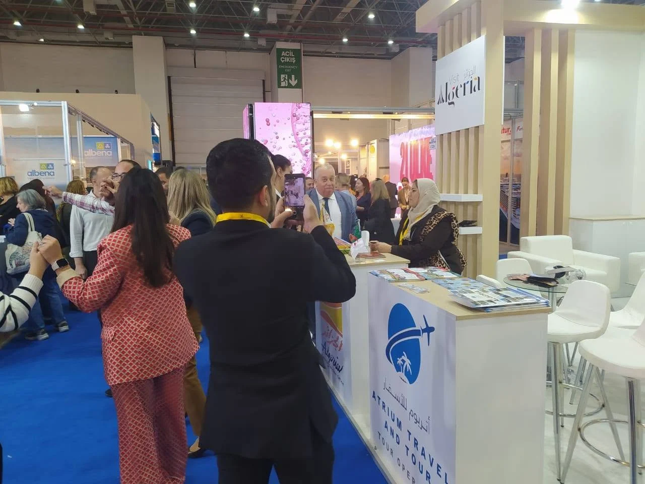 افتتاح الجناح الجزائري في TTI Izmir 2025