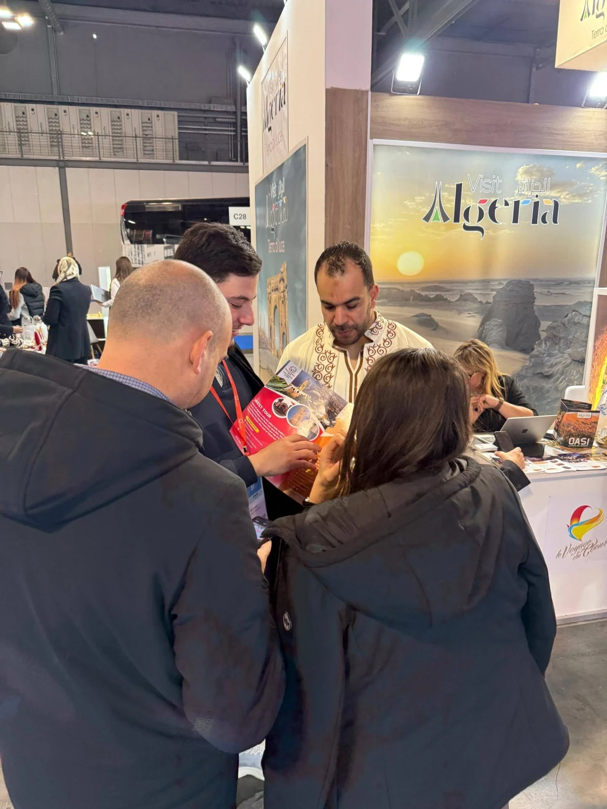 Segundo día del stand de Algeria en BIT Milan 2026