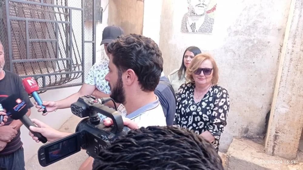 The journalists' trip to the historical village of Igil Emola