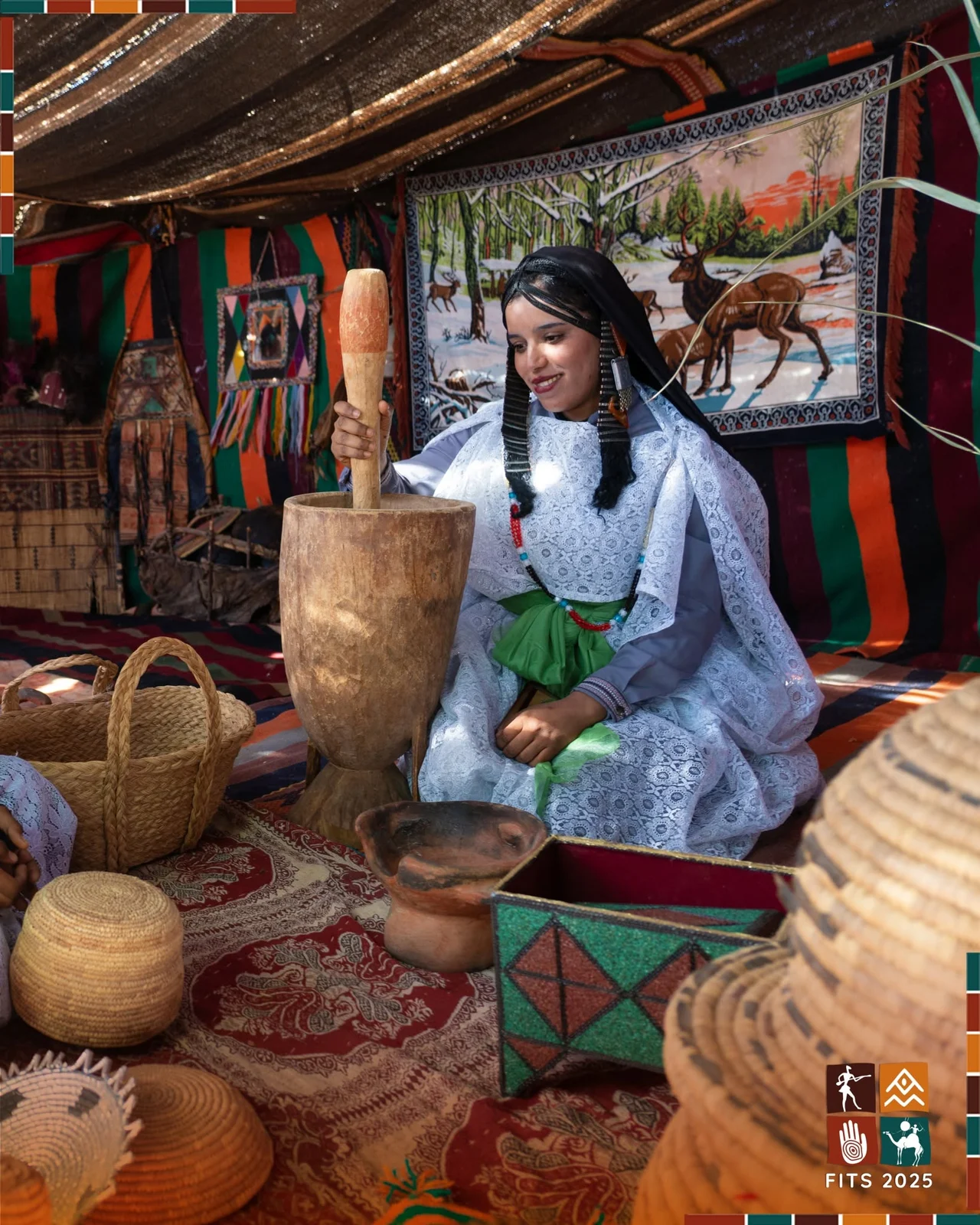 Fotos que documentan el ambiente del Festival Internacional de Turismo de las regiones áridas