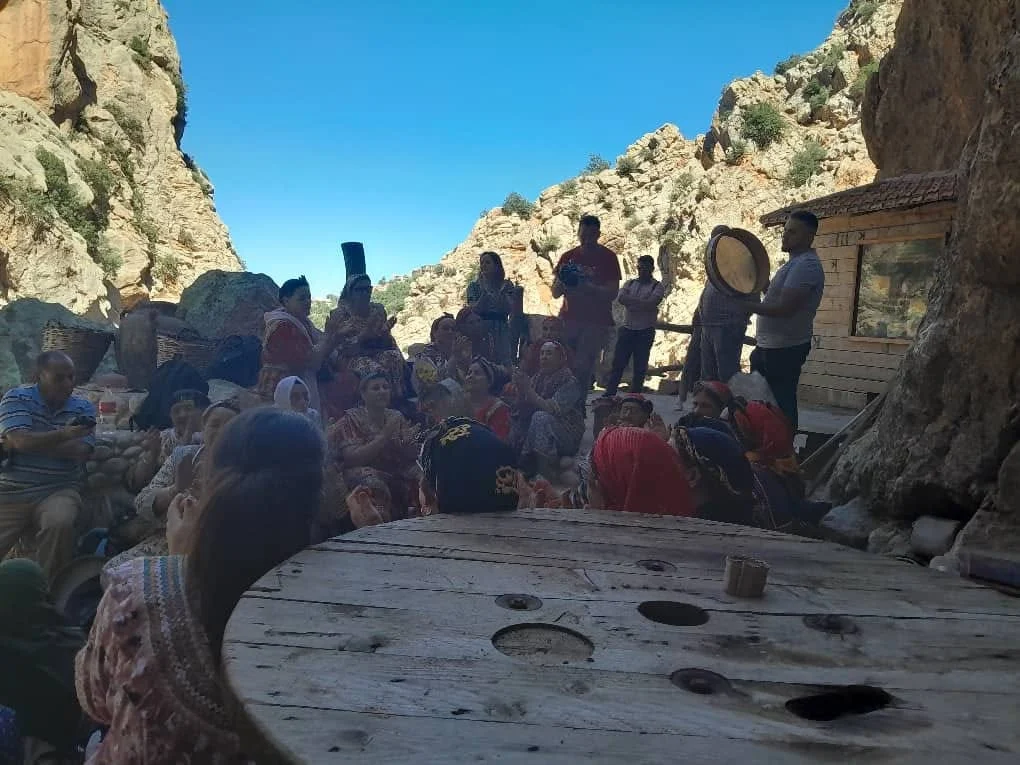 Media trip to Tabourt El Ancer in the municipality of Boghni