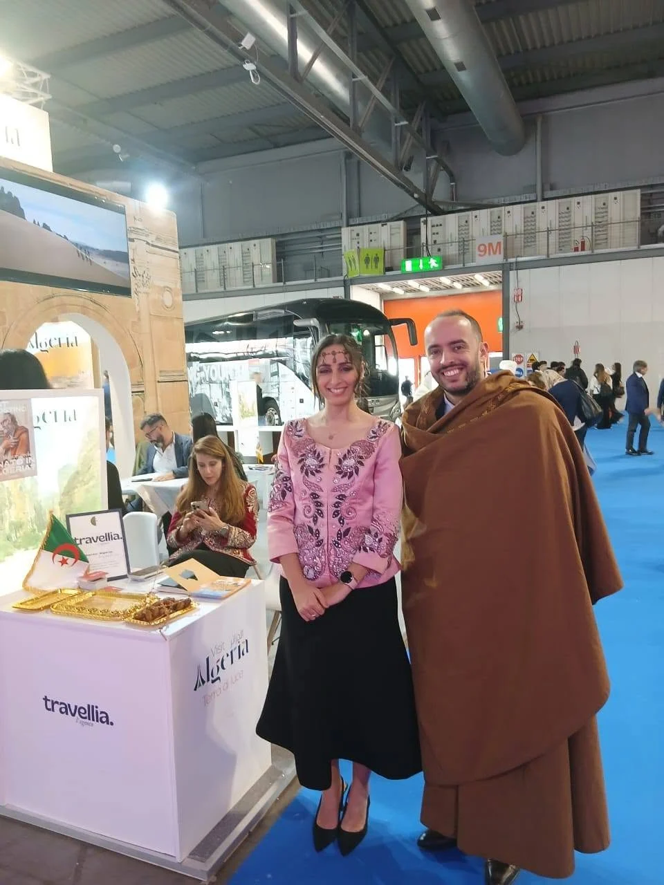 Segundo día del stand de Algeria en BIT Milan 2026